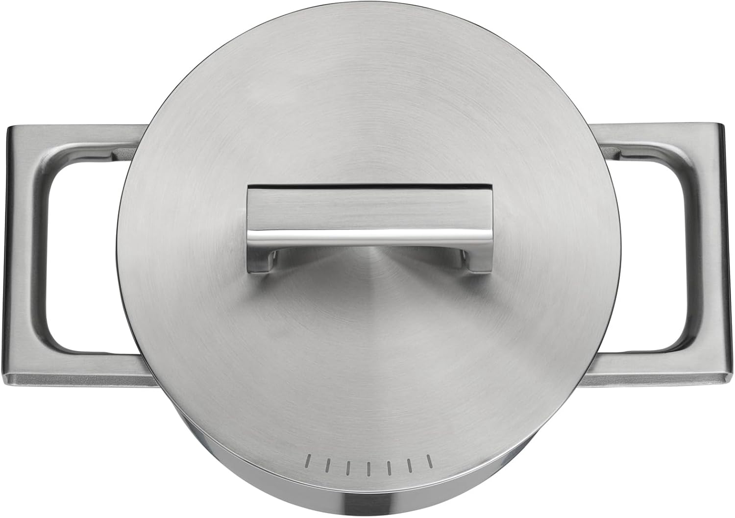 WMF Ultimate Cool Cooking Pot Small 16 cm, Stainless Steel Lid, Induction Casserole Pot 1.9 L, Matt Cromargan Stainless Steel, Heat-Reducing Handles, Induction Pot with Inner Scale, Dishwasher Safe