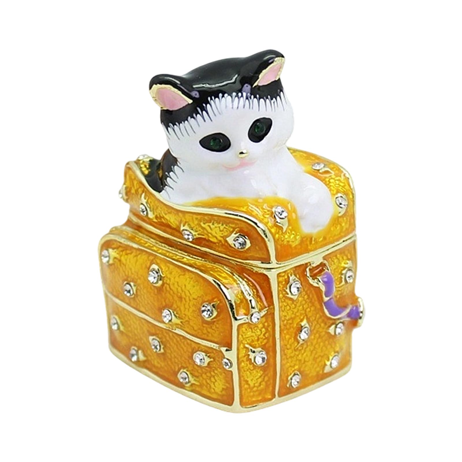 Piceioep Modern Minimalist Cats Jewelry Case with Waterproof Coating Space Saving Solution Cosmetic Organizers for Apartments Minimalist Dresser Organizers