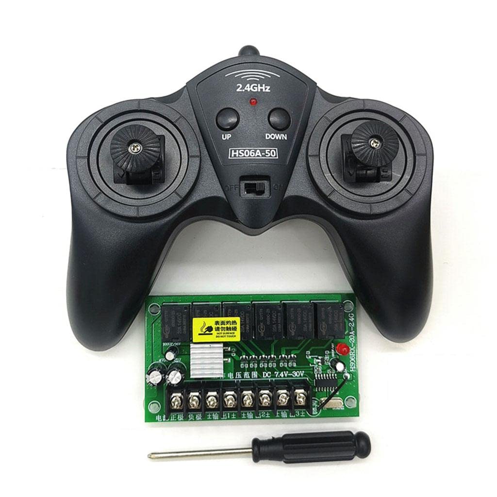 Módulo Receptor de Control Remoto RC de 6 Canales de Alta Velocidad .4G, 7.4V, Accesorios para Juguetes RC de Bricolaje, a