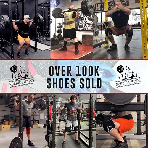 Nordic Lifting Powerlifting Shoes for Heavy Weightlifting - Men's Squat Shoe - MEGIN 6