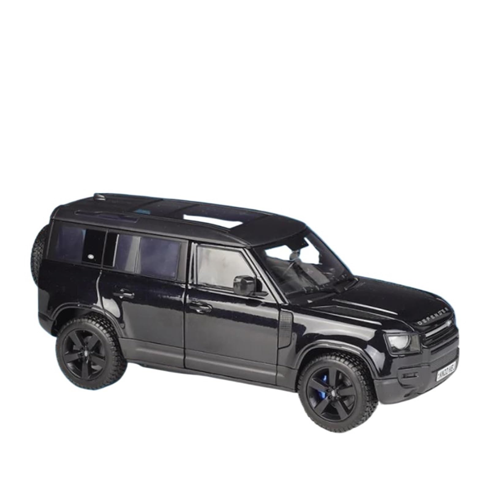 Diecast Model Car 1:24 for Land Rover Defender 110 SUV Alloy Car Model Simulation Scale Metal Model Ornaments Collection Metal Motor Vehicles(Black)