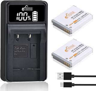 Pickle Power NB-6L NB-6LH Batteries and LED Battery Charger Replacement for Canon PowerShot SX530 HS, SX710 HS, SX700 HS, SX610 HS, SX600 HS, SX540 HS, SX510 HS, SX500 is, SX280 HS, SX270 HS, D30, S90
