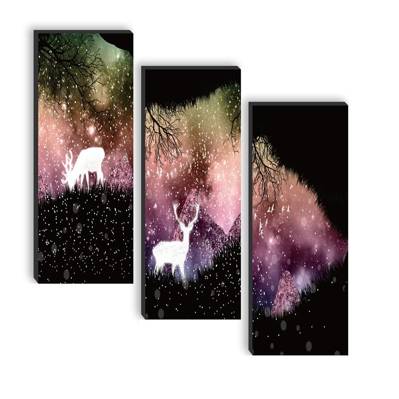SAF paintings set of 3 Deer And Birds UV textured self adeshive wall painting for home decoration SANF-SJ76 (B0C6M52VZW) Amazon Price History, Amazon Price Tracker