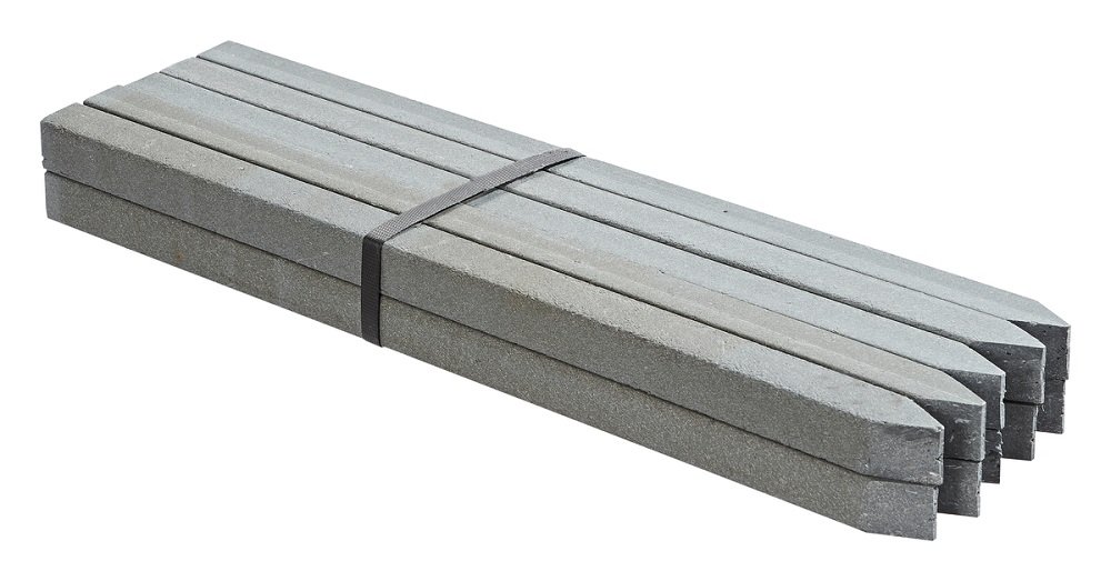 Oase PondEdge 57754 10 picchetti XL 58 x 4 x 4 cm – Sistema di Bordo per laghetto Come barriera capillare, aiuole, Bordure per Prato