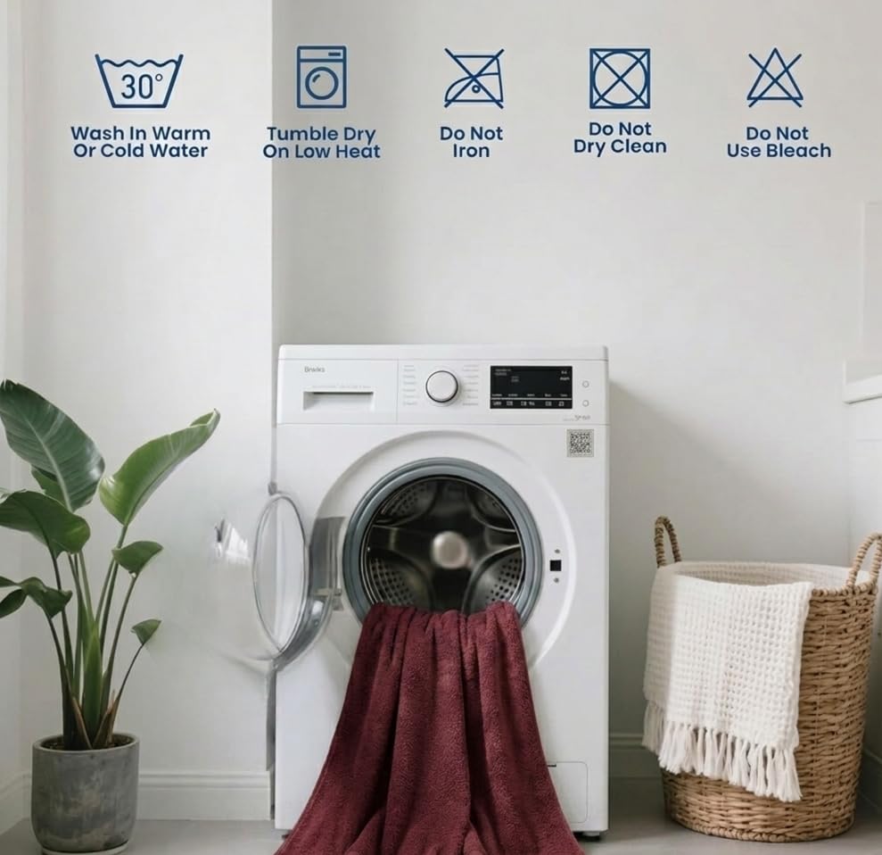 Image of Next Space - Waterproof - Hypoallergenic Mattress Protector, PVC-Free, Easy Wash, Absorbent and Breathable (Maroon, 48x75)