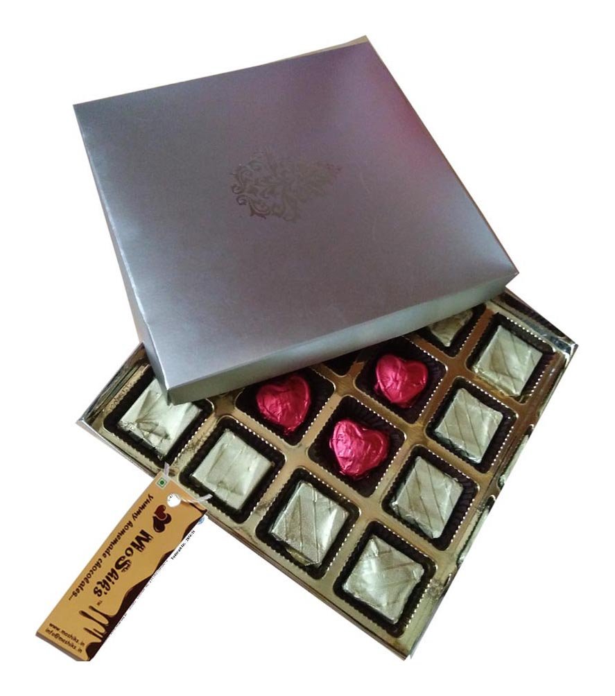 MoShik's Silver 16 Cavity Royal Box, 160 Grams