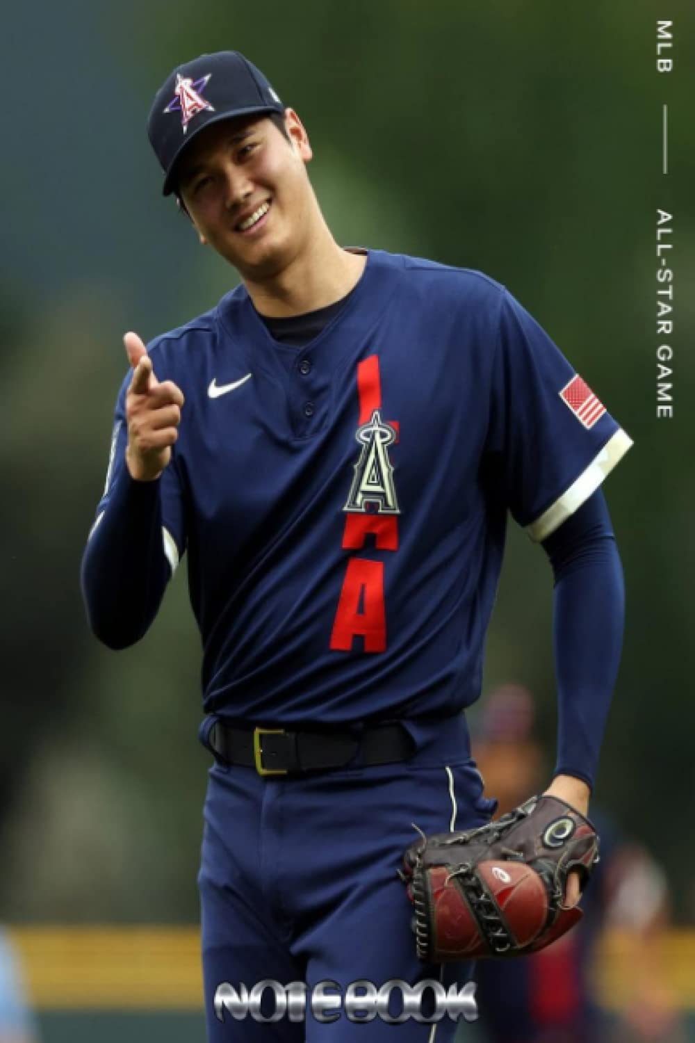 Cahier Shohei Ohtani Notebook pour étudiants pages lignées larges référence 675