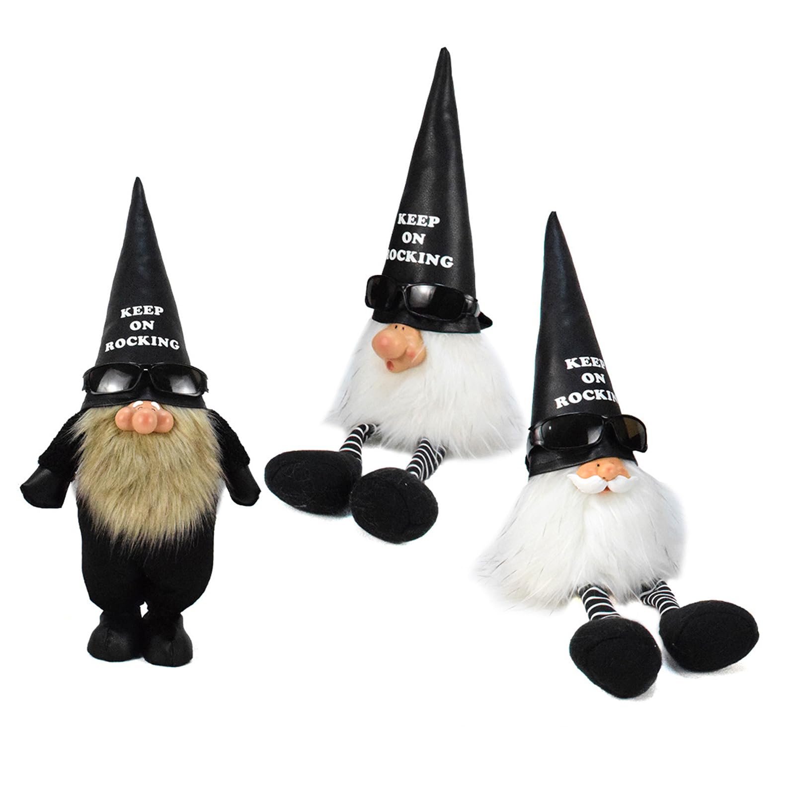 Hsioluted Rock Styles Gnomes Ornament Modern Gnomes Figurine Display Ornament for Creative Gift Give and Home Decors Rock Decors