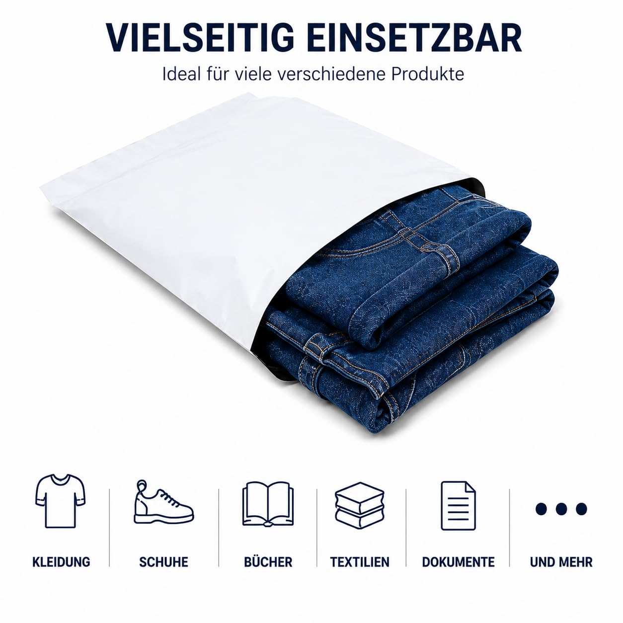 Buste per spedizioni postali in plastica LDPE Coex 25 x 35 cm, 35 x 45 cm, 45 x 55 cm, 40 x 60 cm, 60 µm