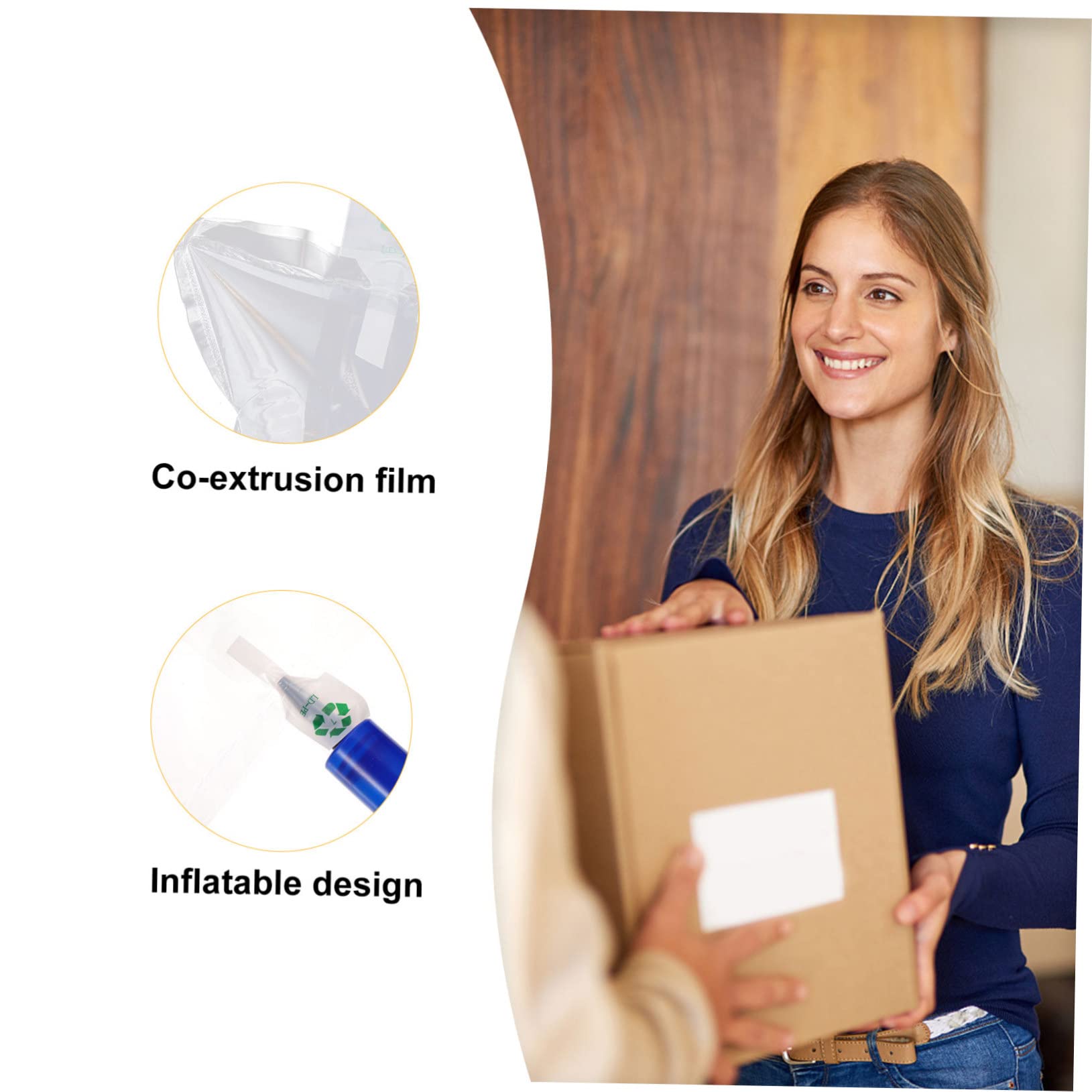 STOBOK 100stücke Luftpolsterbeutel Recycelbare Luftkissenfolie Für Sicheren Versand Und Umzug Leicht Langlebig Und Verbesserte Schutzleistung Für Verpackung Und