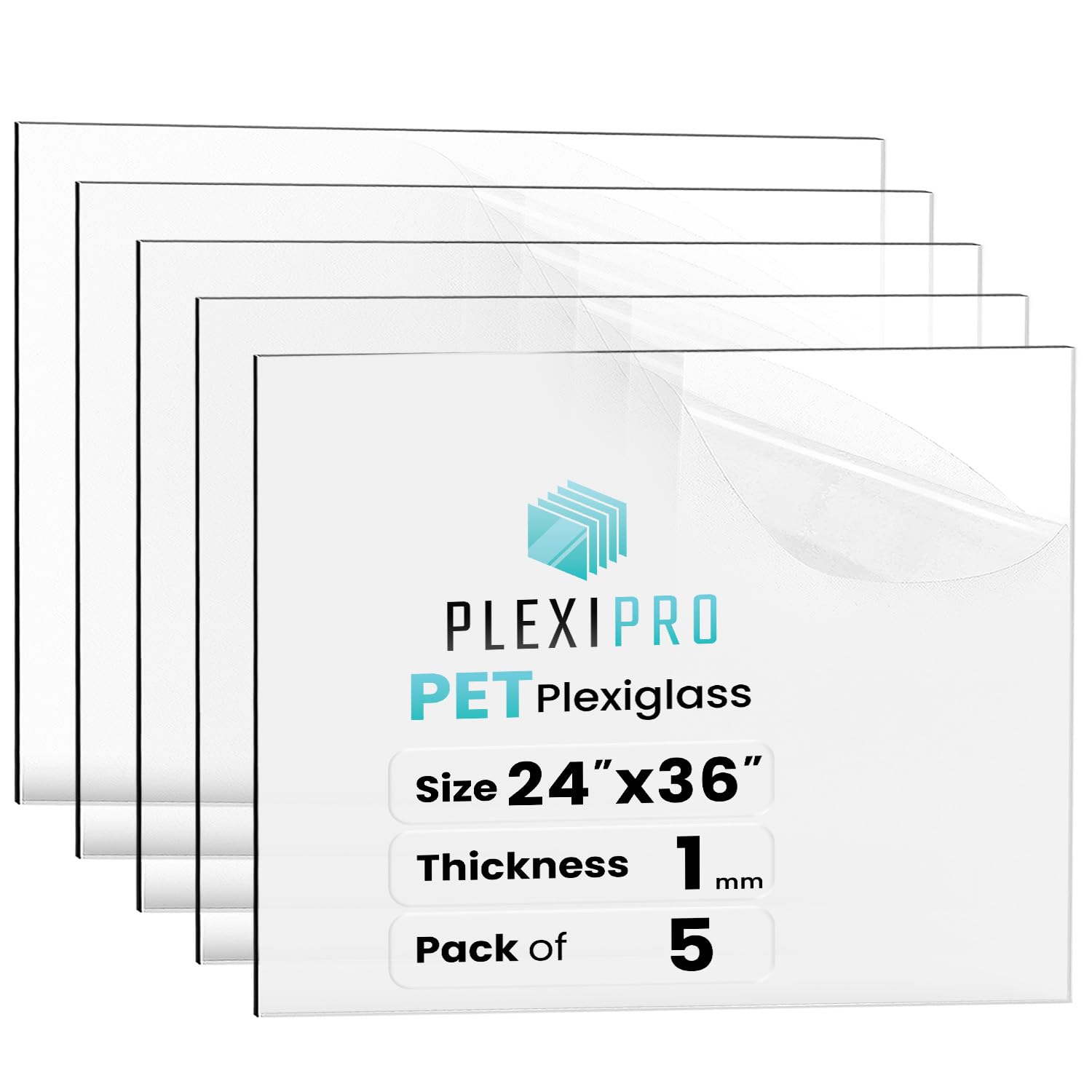 Flexible PET Plexiglass Sheets - 10 Pack -13