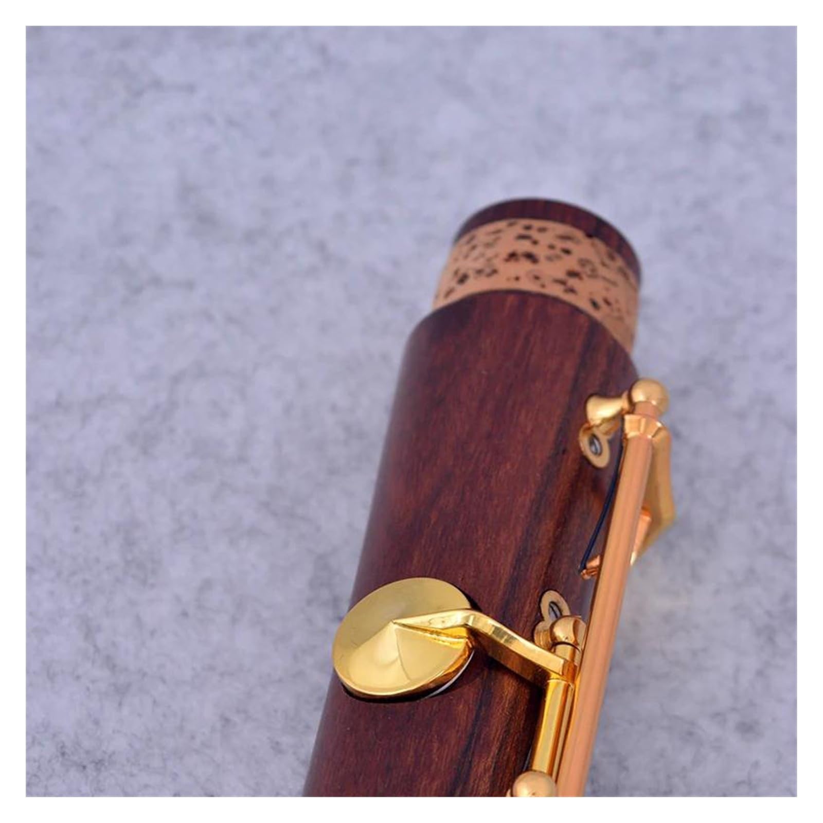 Clarino Professionale In Legno Rosso 18 Tasti In Sib Chiavi Placcate In Oro Strumento Per Clarinetto Con Accessori Clarinetto per Principianti