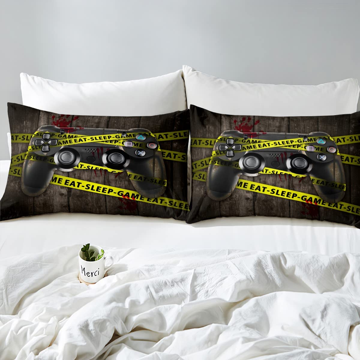 Set di Biancheria da Letto per Videogiochi per Bambini Set di Biancheria da Letto per Videogiochi per Videogiochi Set Copripiumino per Ragazzi Ragazze novità Set di Copripiumino per controll