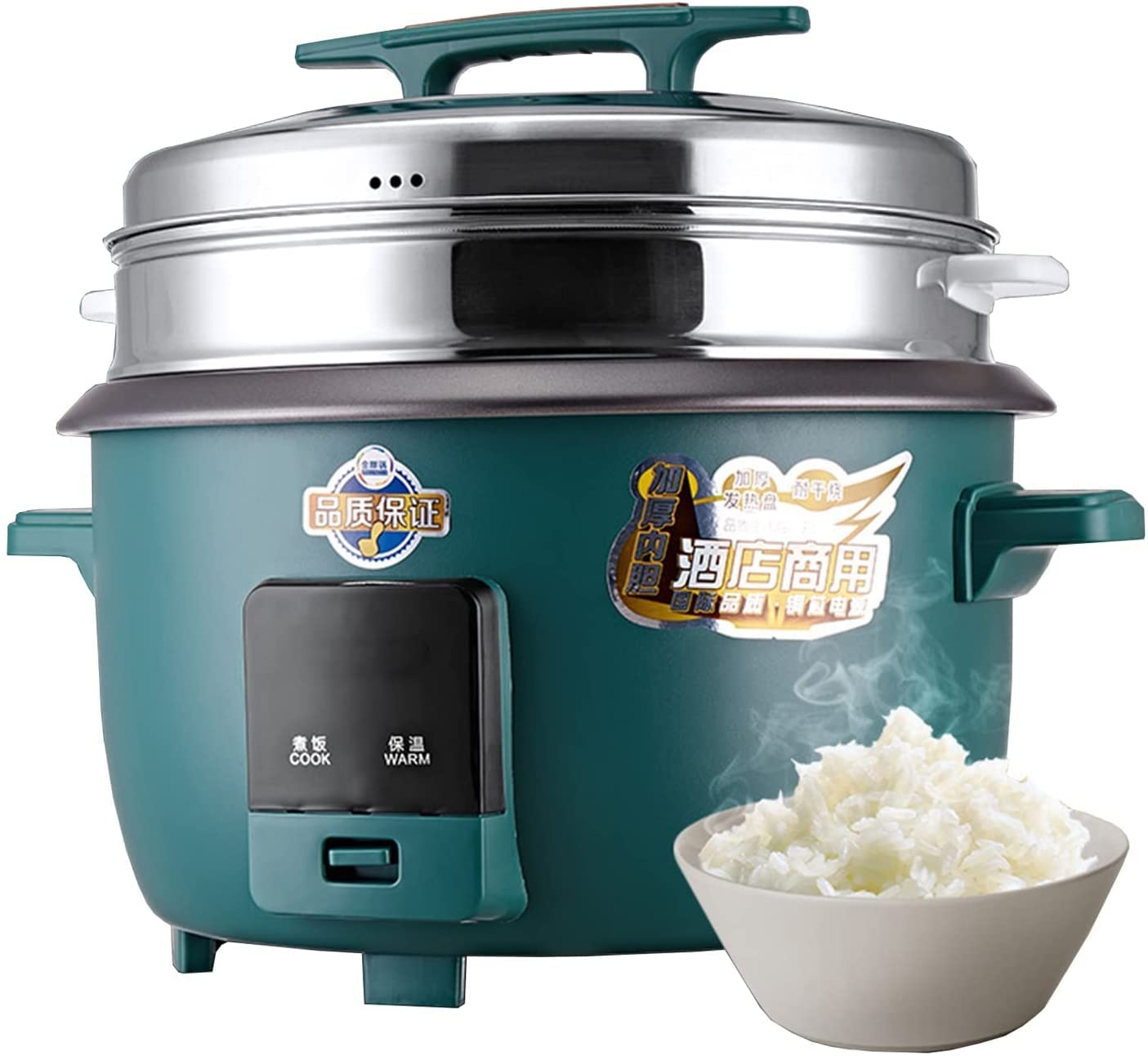 Rice Cooker with Steamer Large Capacity Canteen Hotel Commercial Hotel Home Old-Fashioned Insulated Rice Cooker for 8-70 People