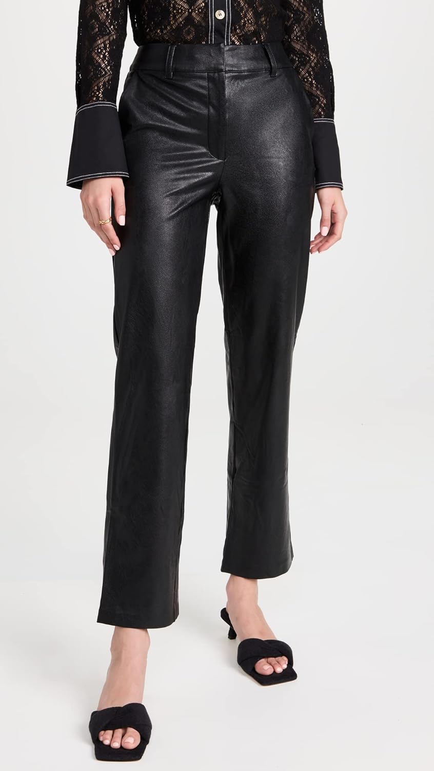 commando Women's Faux Leather Full Length Trousers