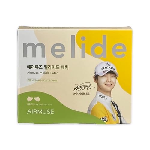 Miniatura 3 de Melide Golf Face Eye Protección solar UV Parche de hidrogel refrescante, calmante e hidratante, parche solar para cara de golf, hecho en Corea,