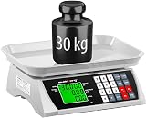 Steinberg Systems Price Calculating Scale Digital SBS-PW-301CA (Weighing range up to 30 kg, Accuracy: 1 g, LCD display, 6 functions, 28.8 x 21.8 cm) - 2