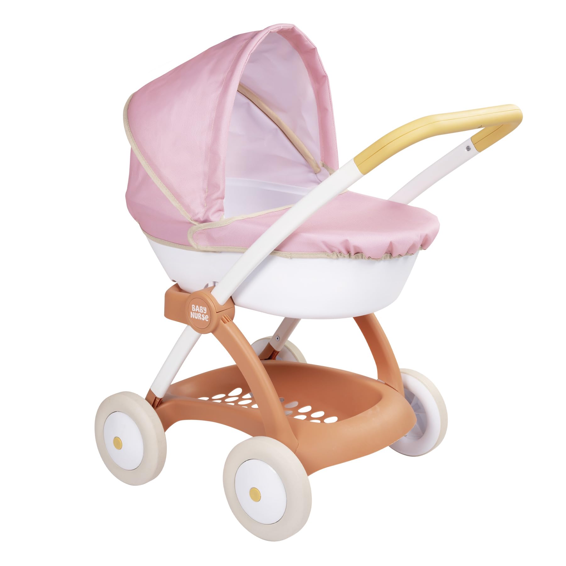 Cochecito de juguete SMOBY Pop Pram estable para aprender a pasear muñecos desde 18 meses 8