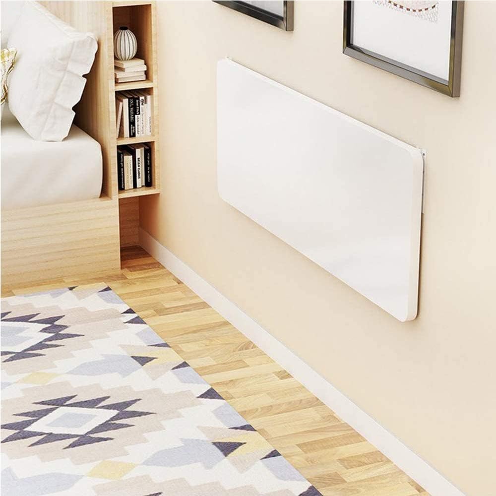 Wall-Mounted Folding Table for Office Home Kitchen, Dining Computer Desk, Bright Surface, Study Workstation, White,White-70x30cm/28x12in