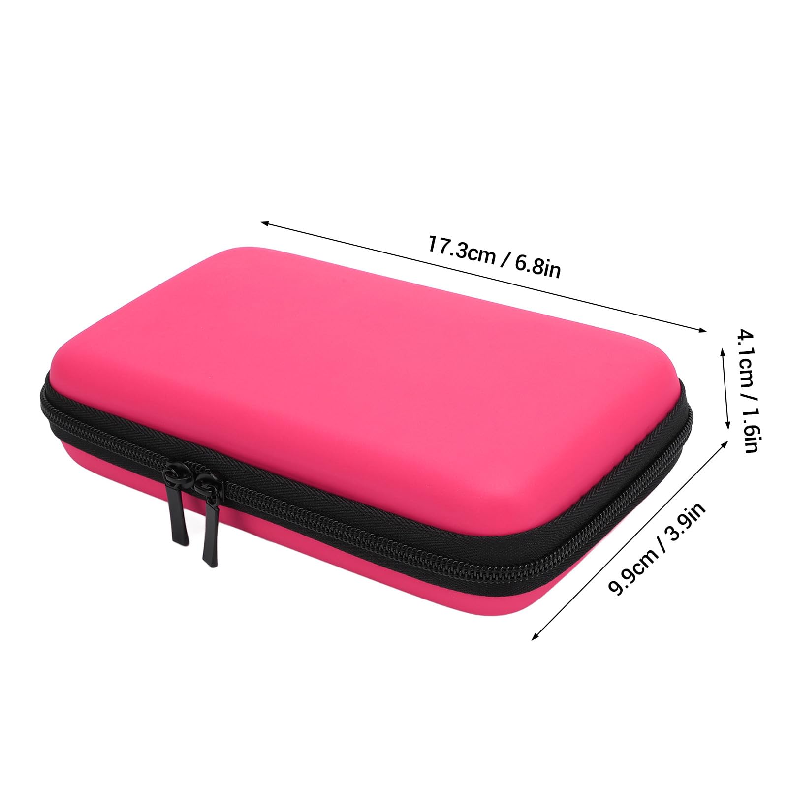 Sxhlseller Étui de Transport pour NintendoNew New 2DS XL, 2DS LL, New 3DS, Console 3DS, étui de Protections Rigide avec Emplacement pour 8 Cartouches de Jeu, PU étanche et EVA Rigide,