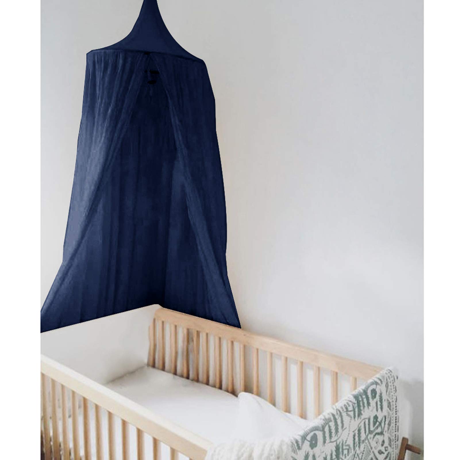 Acouto Tenda a Zanzariera con Baldacchino per Letto Sospeso a Cupola Rotonda per Bambini Che Leggono e Giocano Crea Sicurezza per e per il Morbido Realizzato in Materiale Confortevole, Accogliente