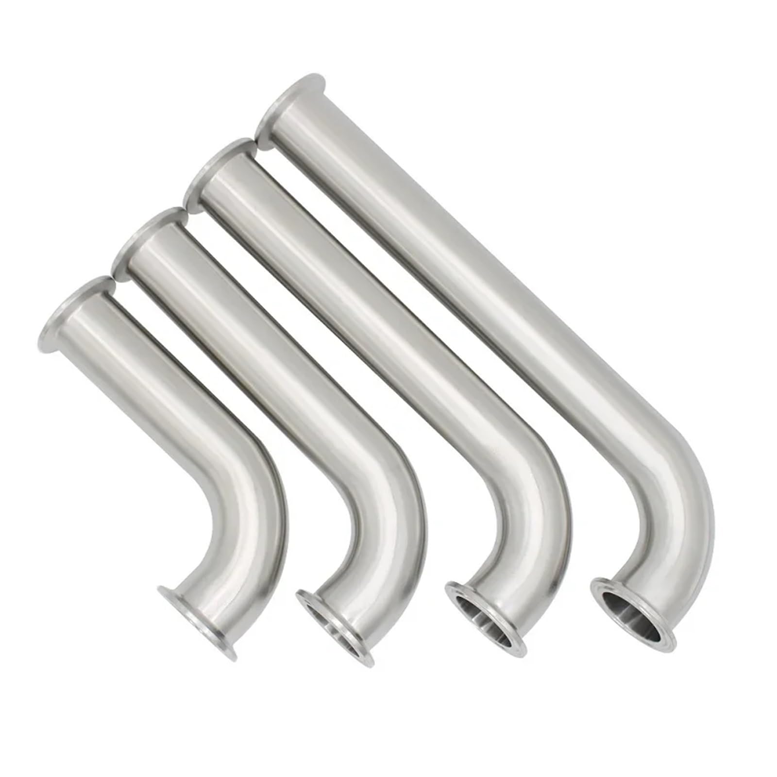 6" 8" 10" 12" 18" Length x 25 32 38 51mm 1.5" 2" Tri Clamp Spool Tube Elbow SUS304 316L Stainless Pipe Fitting(51K64-204,304)