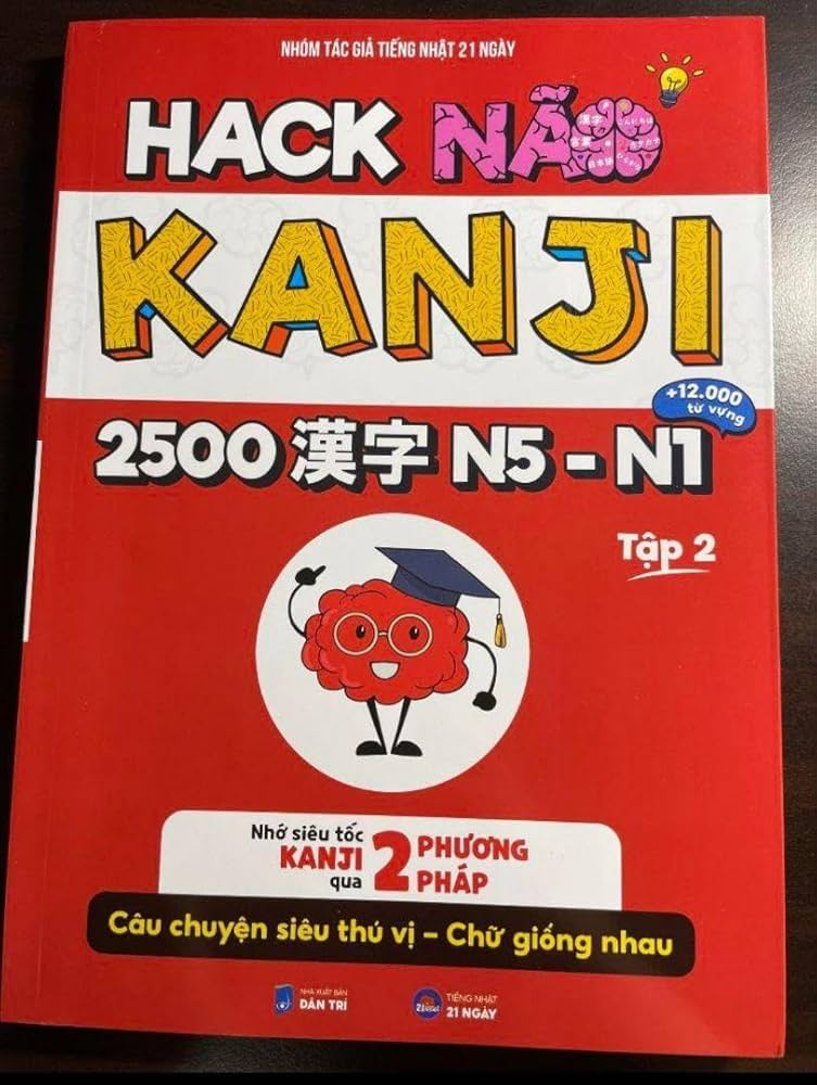 HACK NAO KANJI 2500 漢字 N5 - N1 HACK NÃO KANJI 2500 漢字 N5-N1セット KANJI DICTIONARY - N5