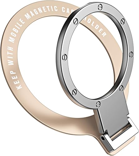 Soporte de anillo para teléfono  Soporte de anillo de teléfono JCHIEN Soporte de agarre para dedo y anillo de metal magnético ultrafino para
