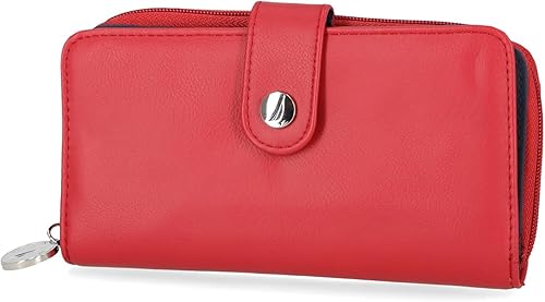 Miniatura 9 de Nautica Be Shore - Cartera de mujer con cierre de bloqueo por radiofrecuencia 4345553166 Aloha (Pink), Black (Buff), Clover Red, Clover White,