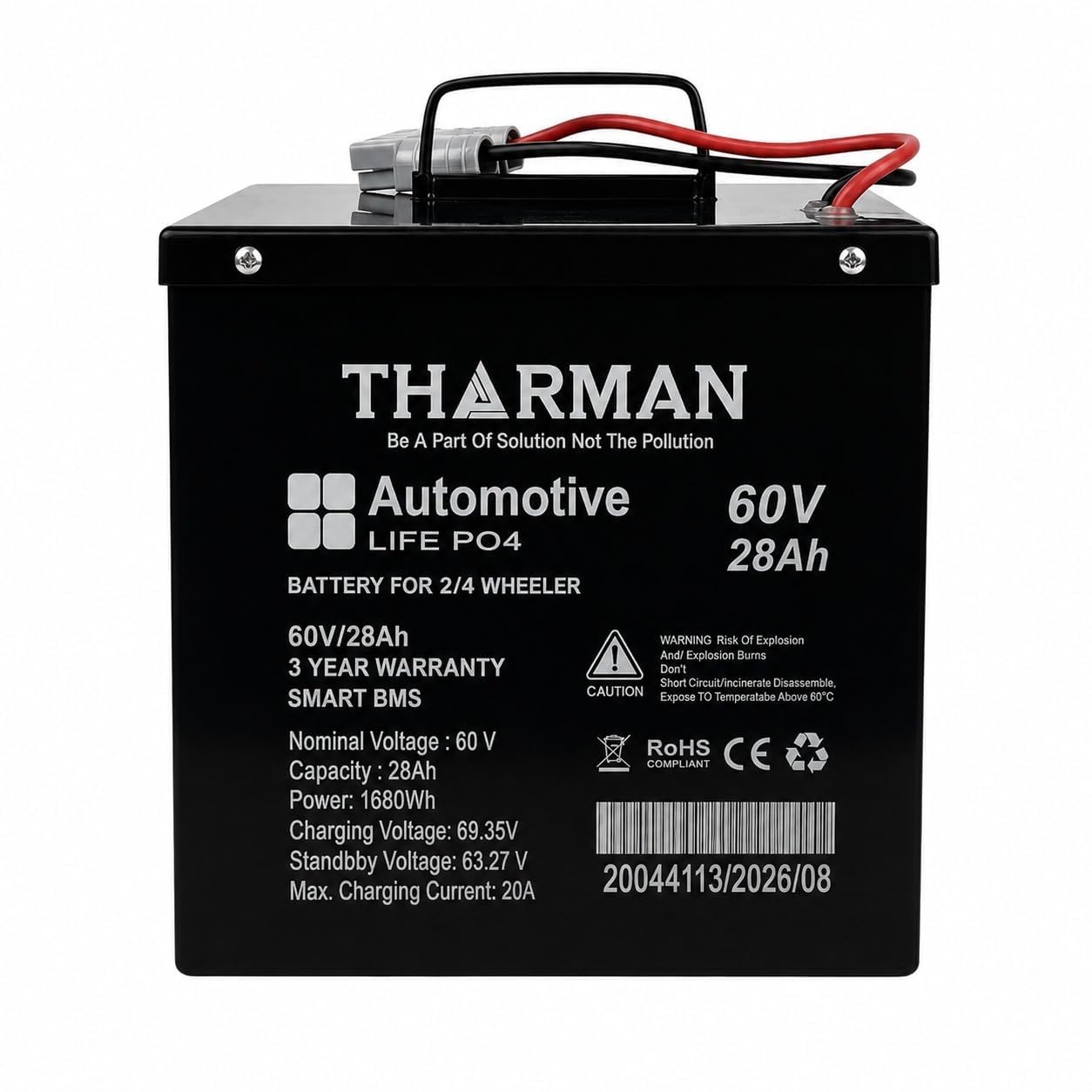 60V 28Ah Lithium Iron Phosphate Battery for Electric Scooter Bike Vehicle | 1680Wh High Capacity EV Fast Charging Long Cycle Life | Inbuilt Smart BMS Protection Stable Output | Heavy-Duty Battery-image-31