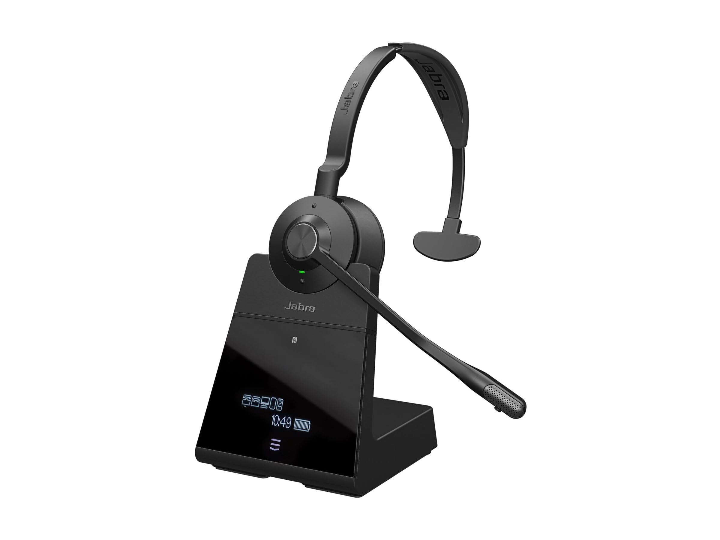 Jabra Engage 75 SE Mono Headset with Headband Pad, Base, Power Supply, 1.5m USB-C to USB-A Cable, Desk Phone Cable, Quick Start Guide, Warranty and Warning (Safety Leaflets)