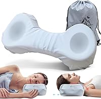 Vista 8 de Almohada Cervical para el Cuello, Di Adiós al Dolor de Cuello, Almohada de Soporte de Cuello para Viajar para Dormir de Lado, Almohada de Espuma