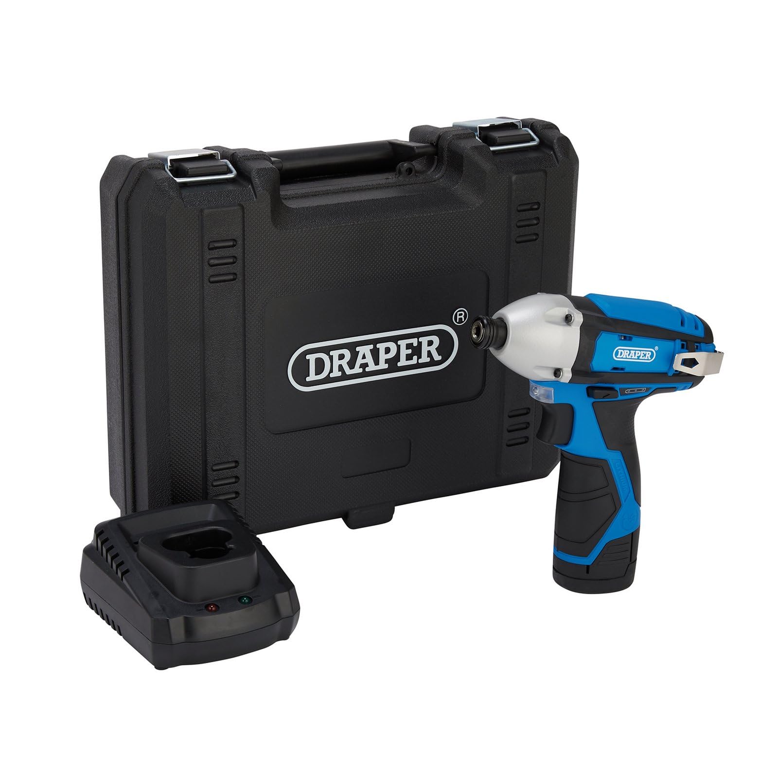 Draper  12V Impact Driver1/4" Hex.1 X 1.5Ah Battery1 X Fast Charger 70332 from B&Q