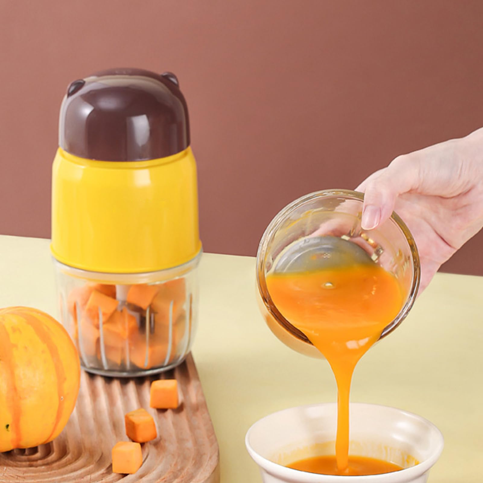 Mini robot kuchenny dla dzieci, mikser do puree, automatyczny mikser do