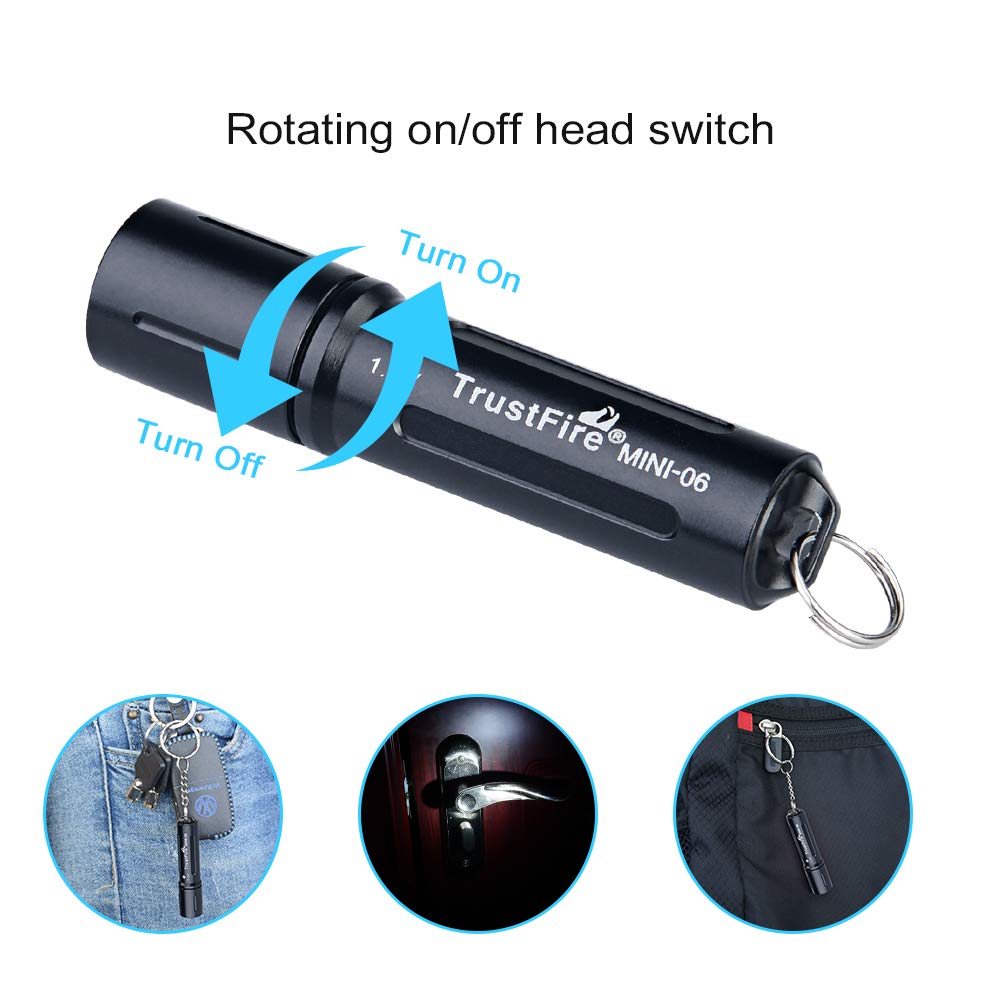 Trustfire 懐中電灯 LEPハンディライト タクティカルライト Amazon | TrustFire MINI06 EDC懐中電灯 小型 軽量 AAAフラッシュ