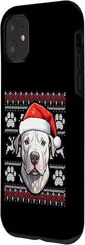 Miniatura 8 de iPhone 13 Pro Dogo Argentino Santa Hat Christmas Funny Dog Mom Dad Case