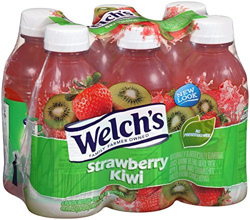 Welch's Strawberry Kiwi Drink, 10-Ounce Bottles (Pack of 18)