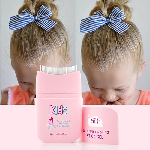 Miniatura 2 de gowwim Nuevo gel para el cabello para niños, barra de cera para el cabello para control de bordes, barra de acabado de cabello con integración de