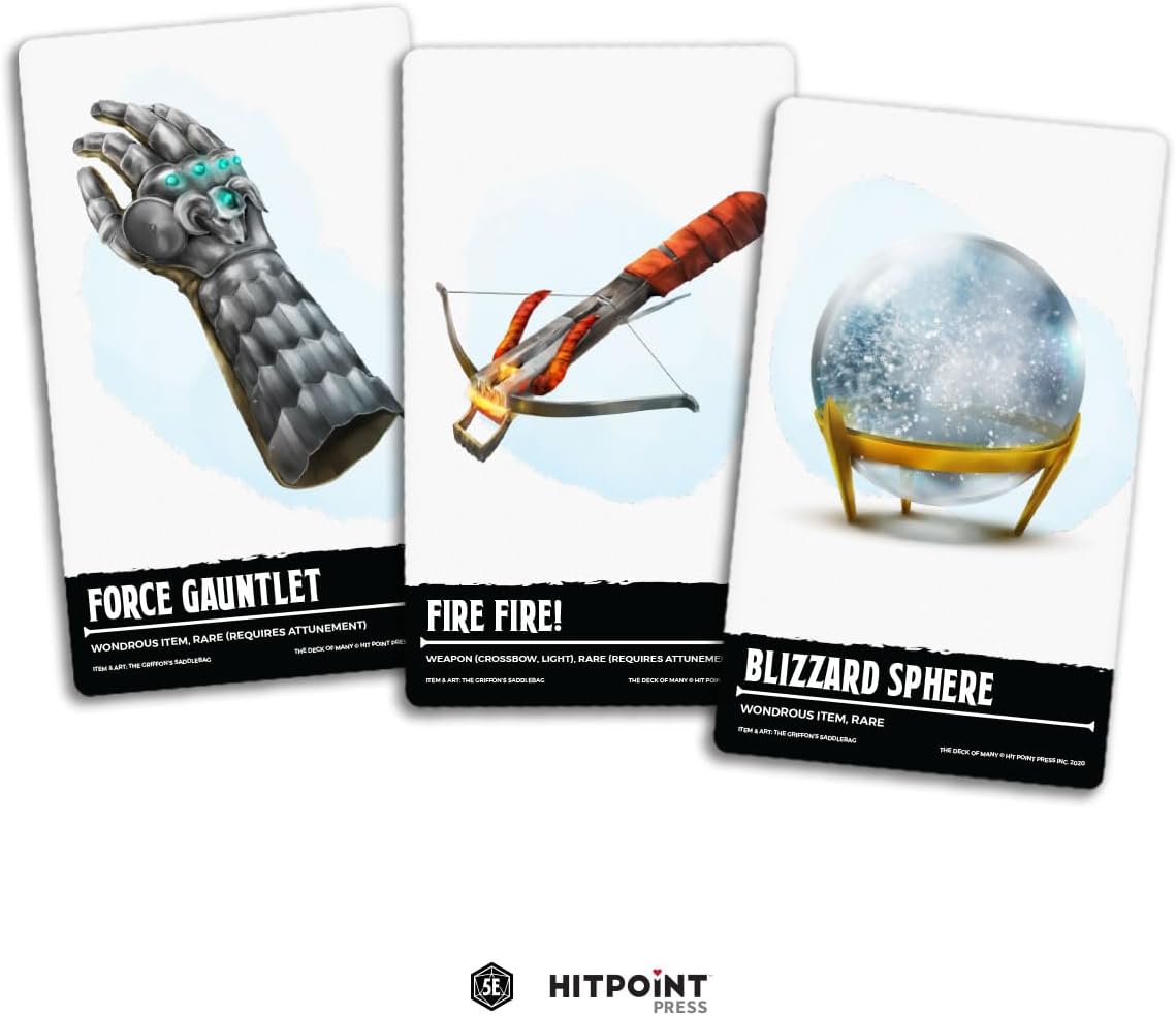 The Griffon's Saddlebag: Vol. 7 - 5e D&D Magic Item (Reference Cards)