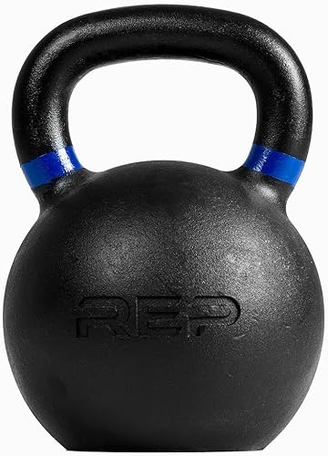 Miniatura 15 de REP Fitness Juego de pesas rusas y individuales, 4 kg a 24 kg, rango de peso de 9 lb a 53 lb, hierro fundido, entrenamiento de fuerza, gimnasio en