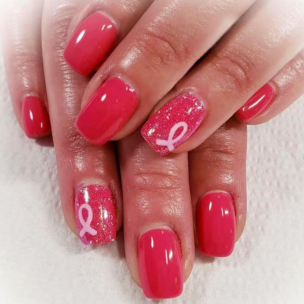 Press On 24 Pieces Autumn Design French Tip Fake ABS Safe For Daily Wear