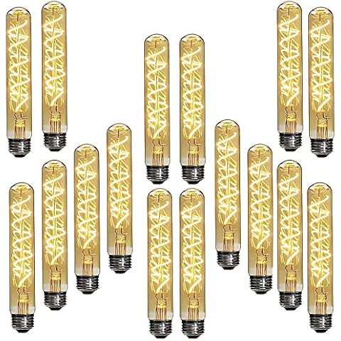 Bombilla led tubular Ruihua T30 4W ámbar Cover