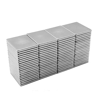MNS Magneteksan 15x10x1 mm Neodyum M knat s, NdFeB Daimi Neodim M knat s, Nikel Kaplama 100