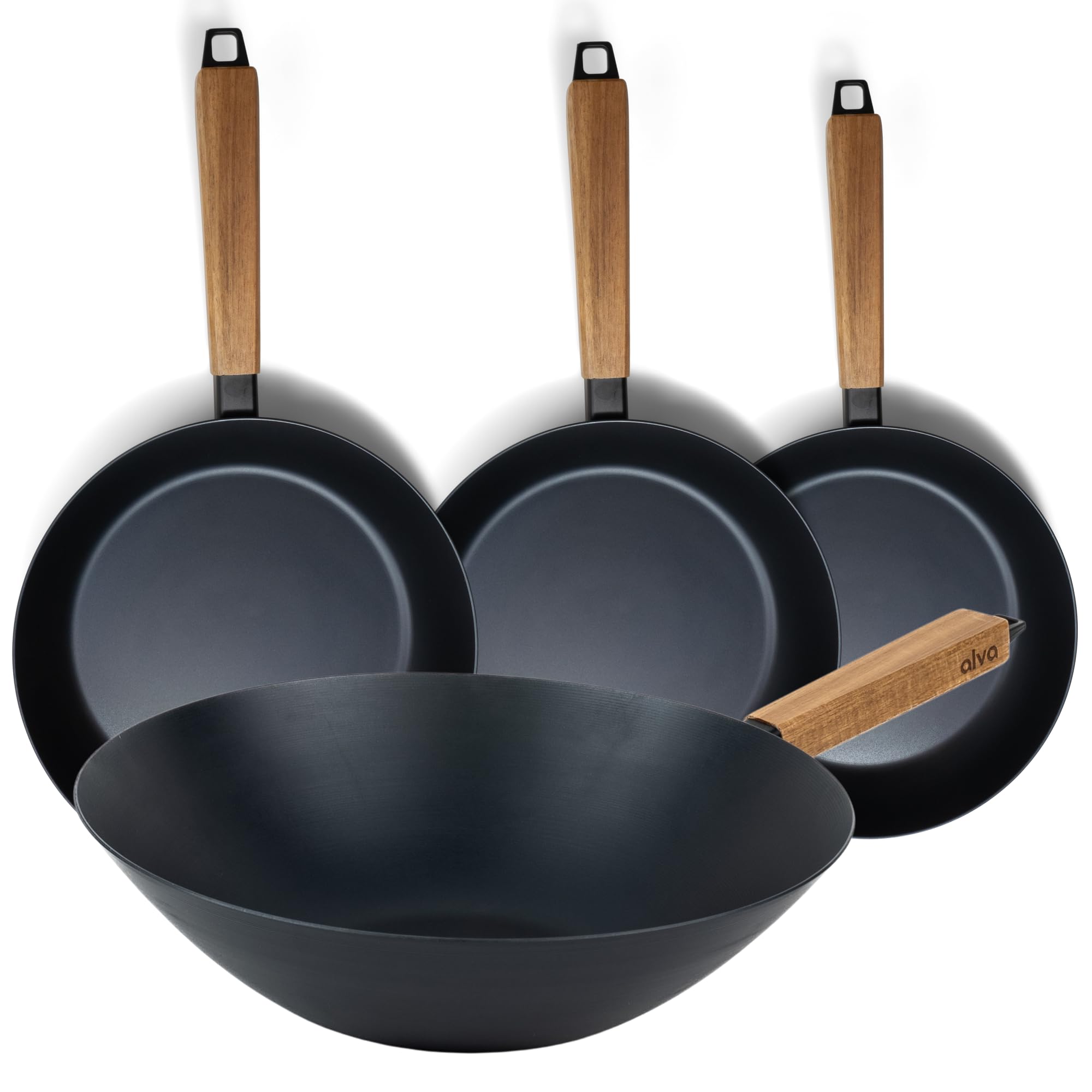 Alva Forest 4-Piece Carbon Steel Set