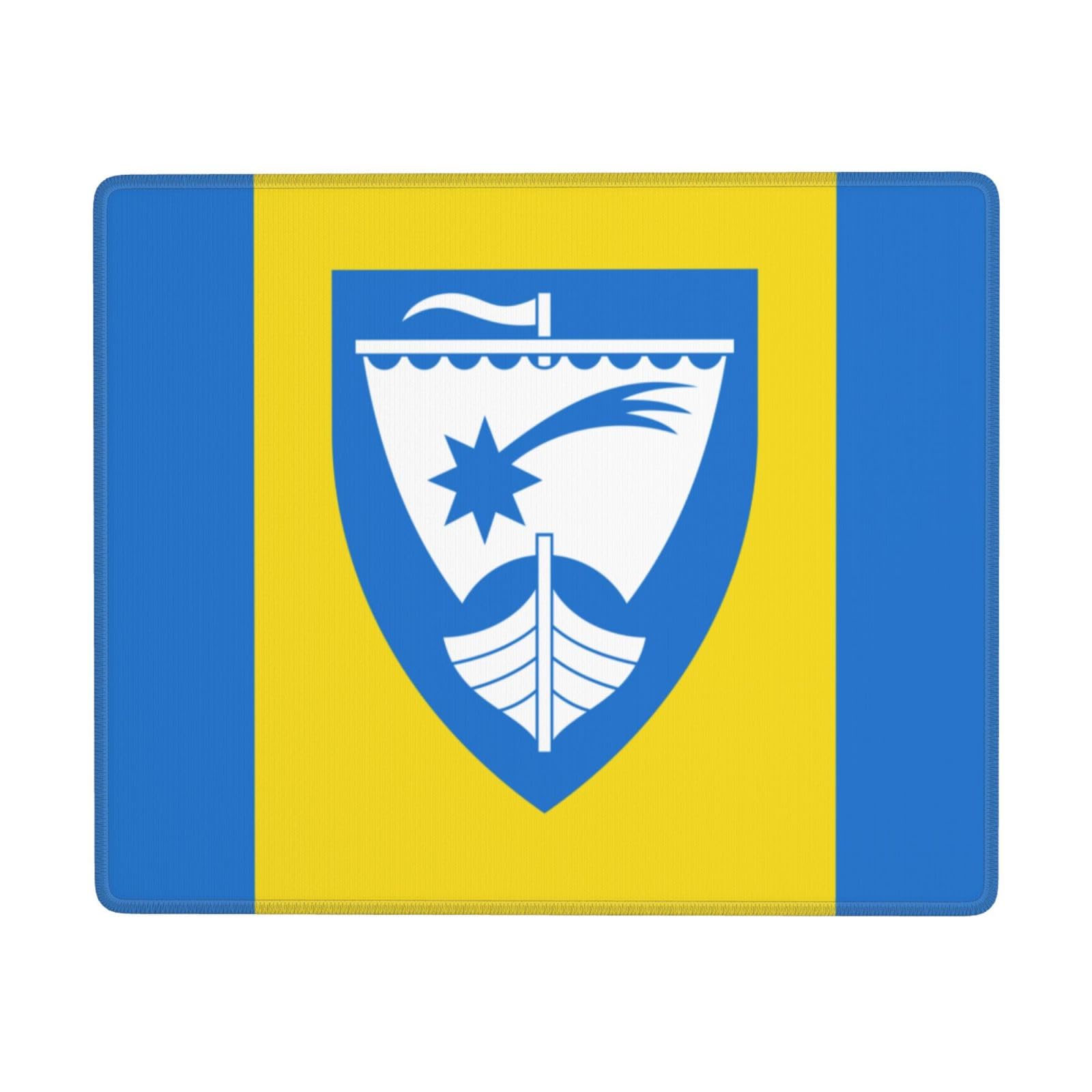 Saaremaa Valla Lipp Mouse Pad 7x9 in Waterproof Non-Slip Rubber Mouse Pad for Laptop Office Desk Accessories Gaming Mouse Pad