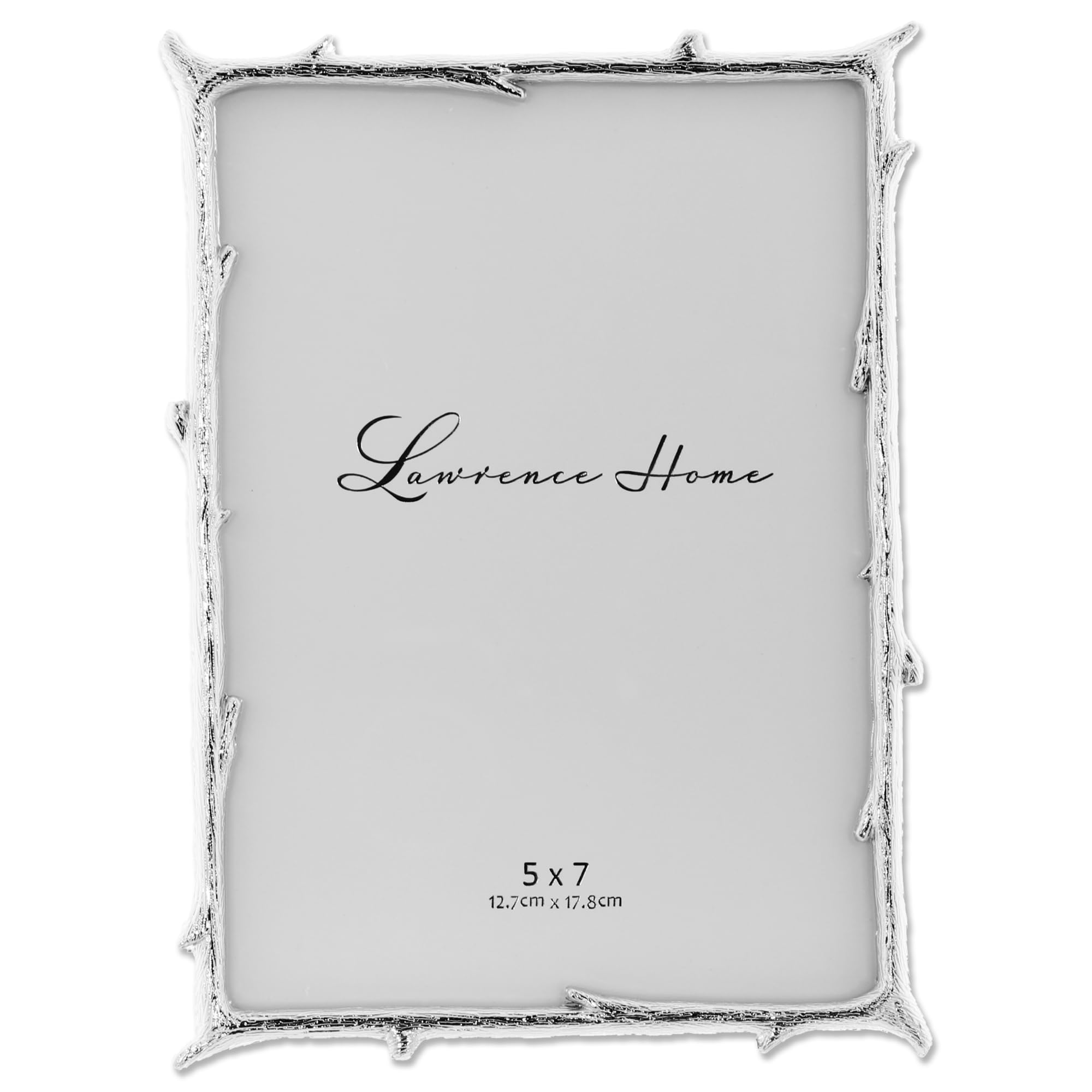 Lawrence Frames 712657 resim çerçevesi, 12,7 x 17,8 cm, gümüş renkli metal
