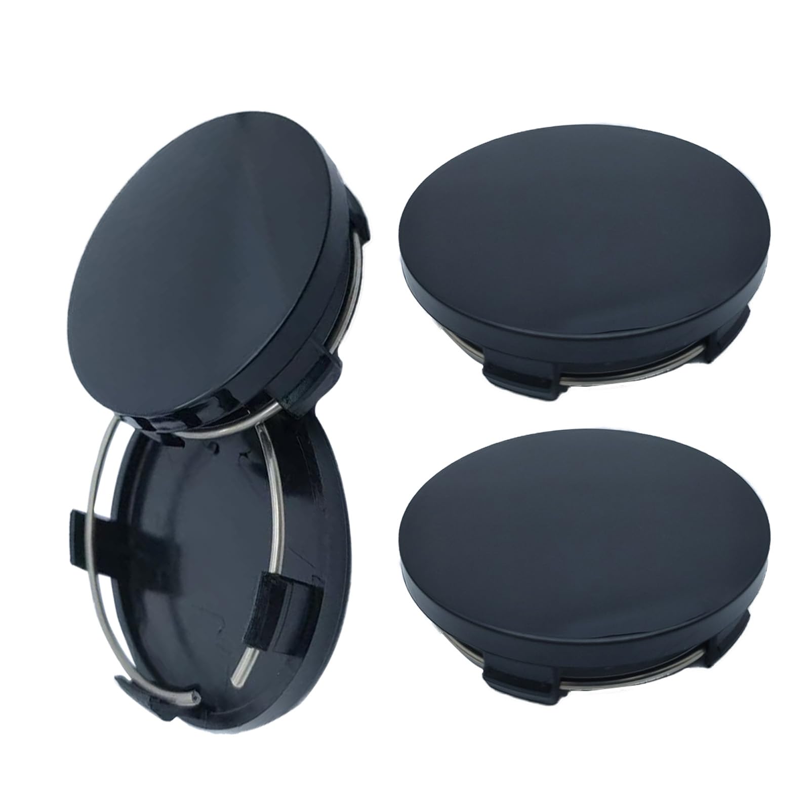 Lot De 4 Cache-Moyeux Universels 60mm Argent - Enjoliveurs Roues Voiture ABS