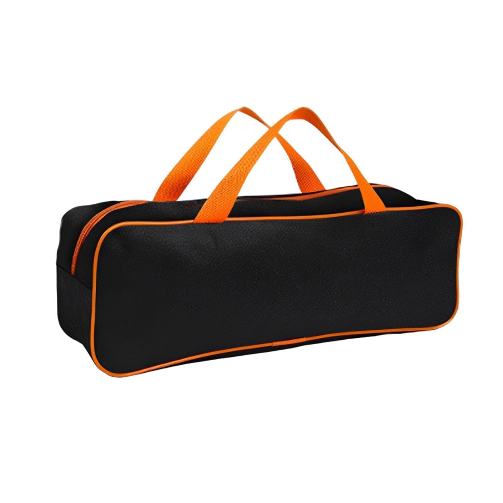 Generic Oxford Cloth Grills Tool Storage Bag Waterproof Grill Utensil Carry Pouch Barbecue Tool Carry Pouch for Camping RV Travel(L)