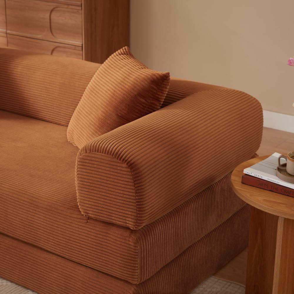 Sapgaks Sofá Plegable, sofá Convertible, Conjunto de sofá y Silla Seccional sin Marco, sofá Cama que se Puede Convertir en Cama, sofá con Suelo de Tatami, Adecuado para la Sala de Estar. Dormitorio