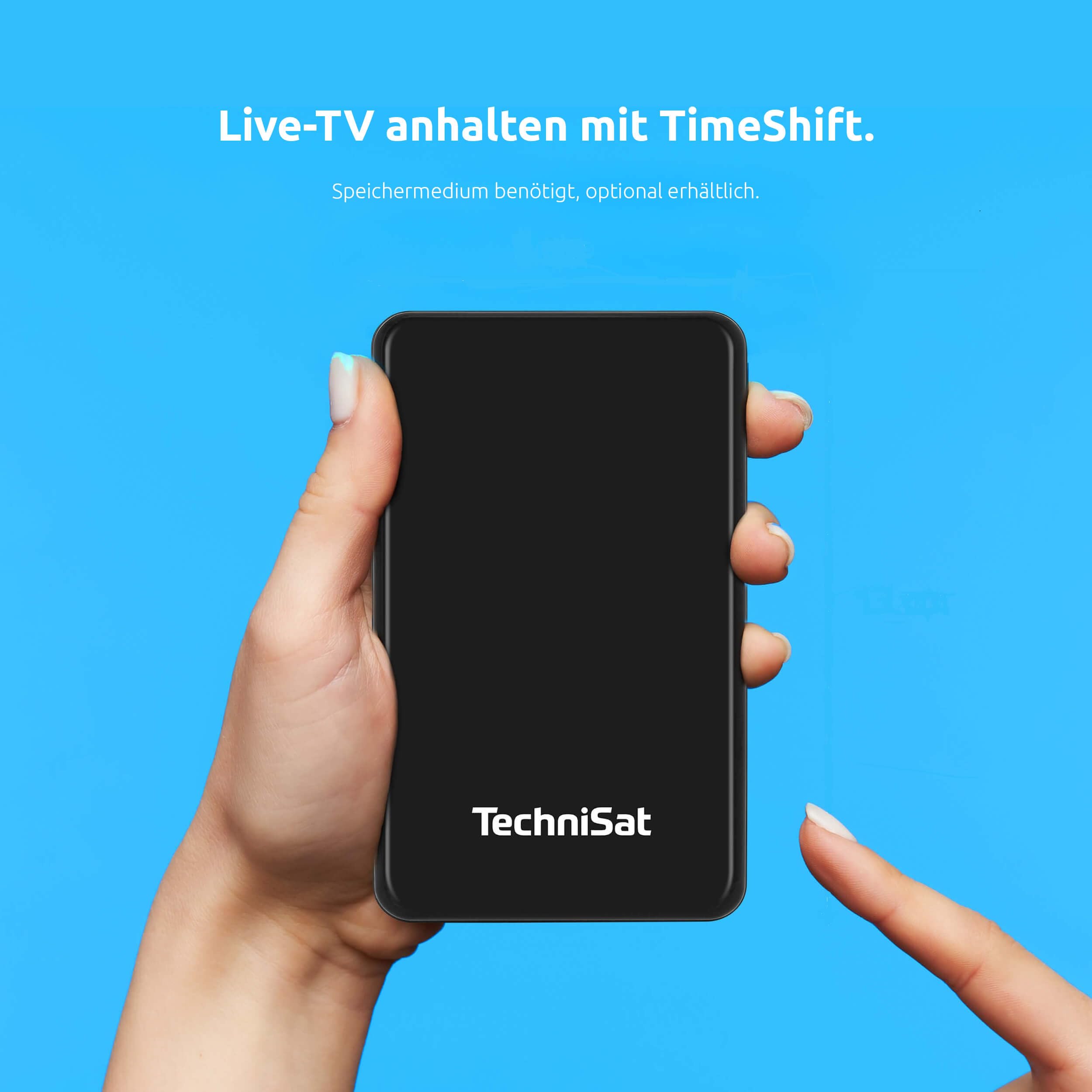 TechniSat DIGIT ISIO S4 – Twin Sat-Receiver mit alphanumerischem Display (HDTV Twin-Tuner, DVB-S2, PVR Aufnahmefunktion via USB, HbbTV, CI+, HDMI) schwarz